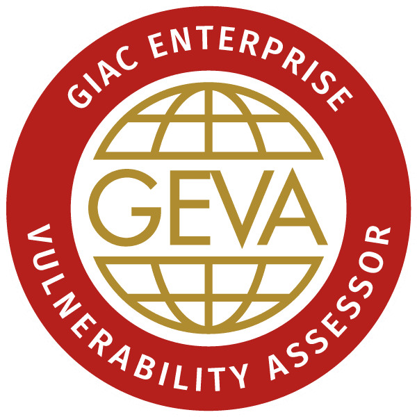 GIAC Enterprise Vulnerability Assessor Certification (GEVA) Logo